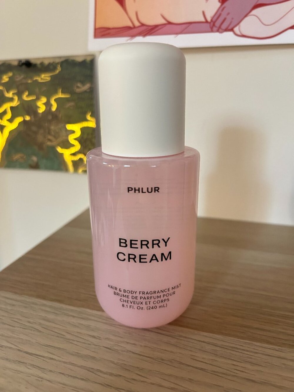 PHLUR Berry Cream hair and fragrance mist